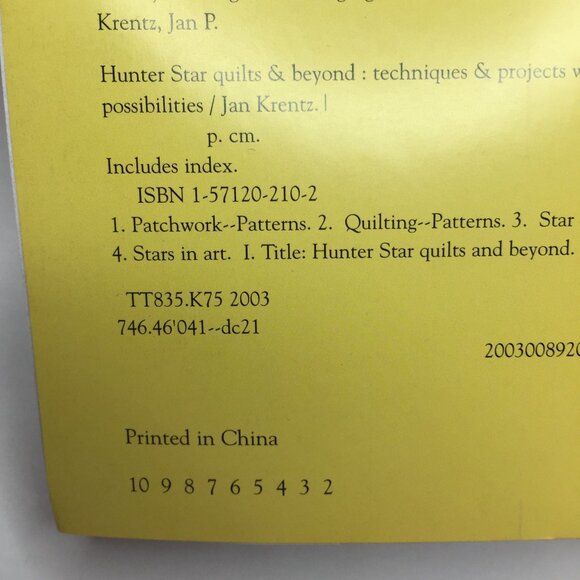 Hunter Star Quilts & Beyond Jan Krentz Techniques Projects Infinite Possibilitie - Picture 13 of 13